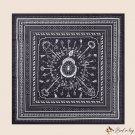 New digital twill silk scarf women 53cm small square scarf small neck scarf hair tied around the sca