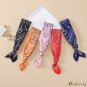 New digital twill silk scarf women 53cm small square scarf small neck scarf hair tied around the sca