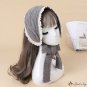 Autumn and winter new female woolen ear bags earmuffs windproof warm knitted hair band earmuffs head