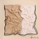 The new fashion travel silk scarf scarf spelling color large shawl large square scarf female seaside