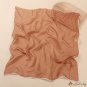 New simulation silk scarf women's models simple wind pure color thin section cloud pattern yarn scar