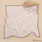 New simulation silk scarf women's models simple wind pure color thin section cloud pattern yarn scar