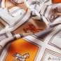 New simulation silk scarf 70cm printed long small silk scarf square scarf ladies decorative fashion 