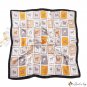 New simulation silk scarf 70cm printed long small silk scarf square scarf ladies decorative fashion 