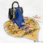 New simulation silk 90 silk scarf female shawl printed satin large square scarf neck scarf wrapped h