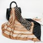 Simulation silk large square scarf 90 female shawl printed silk scarf satin patchwork square scarf M