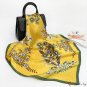 New simulation of silk 90 silk scarf female shawl printed color Ding large square scarf Chinese wind