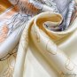 New simulation of silk scarf female Chinese wind shawl printed large square scarf scarf neck scarf