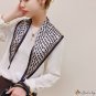 Simulation silk triangle scarf printed chiffon silk scarf ladies decorative fashion neck scarf