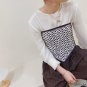 Simulation silk triangle scarf printed chiffon silk scarf ladies decorative fashion neck scarf