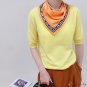 Spring and summer new triangle scarf sunshade wrap headband hairband women's decorative neckerchief