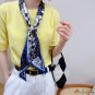Spring floating ribbon simulation silk headscarf decorative diagonal silk scarf female hair tie scar