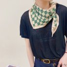 New simulation silk triangle scarf headscarf hair ribbon silk scarf ladies decorative fashion neck s