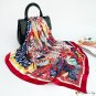 Mom goddess shawl printing simulation silk large square scarf headscarf scarf neck scarf