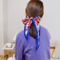 Spring simulation silk triangle scarf printed chiffon silk scarf ladies decorative fashion neck scar