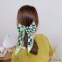 Spring simulation silk triangle scarf printed chiffon silk scarf ladies decorative fashion neck scar