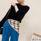 The new simulation silk triangle scarf neck protector hair ribbon silk scarf ladies decorative fashi