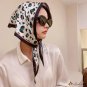 New simulation silk triangle scarf headscarf hairband small silk scarf ladies decorative fashion nec