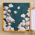 New spring simulation silk scarf female printing new silk satin beach scarf decoration large shawl s