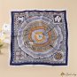New simulation silk scarf 70cm printed long small silk scarf square scarf ladies decorative neckerch