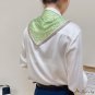 Spring and summer new simulation silk triangle scarf headscarf hair ribbon silk scarf ladies decorat