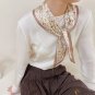 Spring and summer new simulation silk triangle scarf headscarf hair ribbon silk scarf ladies decorat