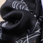 New large long scarf simulation silk silk scarf female Ma new silk satin hundred beach scarf shawl