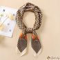 New 70cm simulation silk scarf silk scarf tied hair ties female square scarf