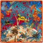 New simulation silk scarf female shawl square scarf headscarf scarf neck scarf