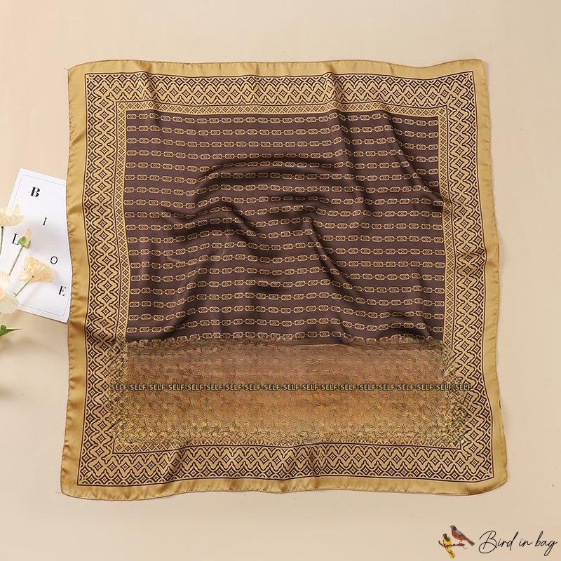 New 70cm simulation silk scarf small scarf hair tie hair ties ties female square scarf