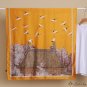 Fairy crane long scarf new spring simulation silk scarf female printing new silk satin beach scarf l