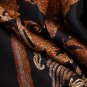 New printed pattern spring and autumn imitation silk medium-length silk scarf fashionable and fashio