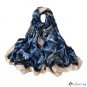 The new cashew pattern spring and autumn imitation silk medium-length silk scarf fashionable foreign
