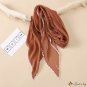 Pure color new imitation silk scarf female clothing with minimalist wind thin paragraph finale cloud