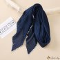 Pure color new imitation silk scarf female clothing with minimalist wind thin paragraph finale cloud