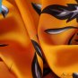Spring and summer new country style orange 90CM imitation silk satin large square scarf temperament 