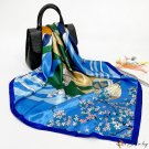 New simulation silk scarf satin female shawl large square scarf headscarf scarf