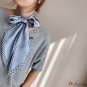 Spring and summer new ribbon 13 * 145cm simulation silk sharp angle long strip of silk scarf decorat