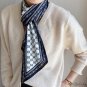Spring and summer new ribbon 13 * 145cm simulation silk sharp angle long strip of silk scarf decorat