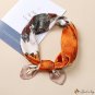 Spring and summer new simulation silk scarf female headscarf tied package hair band 70cm small squar