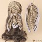 Spring and summer new simulation silk scarf female career neck scarf scarf headscarf tied package ha