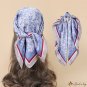 Spring and summer new satin silk scarf simulation silk scarf female 70cm small square scarf neck sca