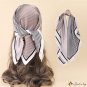 Spring and summer new satin silk scarf simulation silk scarf female 70cm small square scarf neck sca