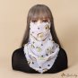 The new silk scarf female large mask scarf sunshade breathable ear hanging neck scarf veil