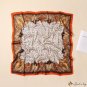 Spring and summer new 90CM imitation silk satin large square scarf temperament ladies silk scarf wra