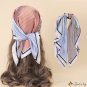 Spring and summer new simulation silk scarf female career splicing neck scarf scarf headscarf hair b