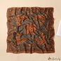 Spring and summer new 90CM imitation silk large square scarf women's breathable silk scarf wrap head