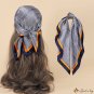 New simulation silk scarf bird check career decorative small square scarf scarf neck scarf tied bags