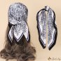 Spring and summer new simulation silk scarf female career neck scarf cashew scarf headscarf hair ban