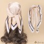 Spring and summer new simulation silk scarf female career neck scarf cashew scarf headscarf hair ban
